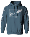 Aesthetic Good Vibe Bones Hand Shaka Cool Vintage Hipster Graphic Michelangelo Art Sweatshirt Hoodie