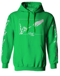 Aesthetic Good Vibe Bones Hand Shaka Cool Vintage Hipster Graphic Michelangelo Art Sweatshirt Hoodie