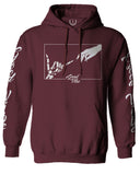 Aesthetic Good Vibe Bones Hand Shaka Cool Vintage Hipster Graphic Michelangelo Art Sweatshirt Hoodie