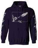 Aesthetic Good Vibe Bones Hand Shaka Cool Vintage Hipster Graphic Michelangelo Art Sweatshirt Hoodie