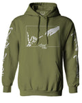 Aesthetic Good Vibe Bones Hand Shaka Cool Vintage Hipster Graphic Michelangelo Art Sweatshirt Hoodie