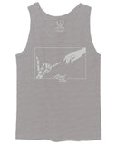 Aesthetic Good Vibe Bones Hand Shaka Cool Vintage Hipster Graphic Michelangelo Art men's Tank Top