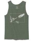 Aesthetic Good Vibe Bones Hand Shaka Cool Vintage Hipster Graphic Michelangelo Art men's Tank Top