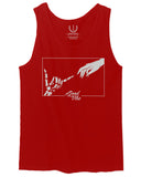 Aesthetic Good Vibe Bones Hand Shaka Cool Vintage Hipster Graphic Michelangelo Art men's Tank Top