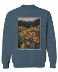 Aesthetic Cute Floral Sunflower Botanical Print Graphic Fashion men's Crewneck Sweatshirt