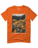 Aesthetic Cute Floral Sunflower Botanical Print Graphic Fashion For men T Shirt