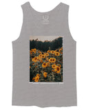 Aesthetic Cute Floral Sunflower Botanical Print Graphic Fashion men's Tank Top