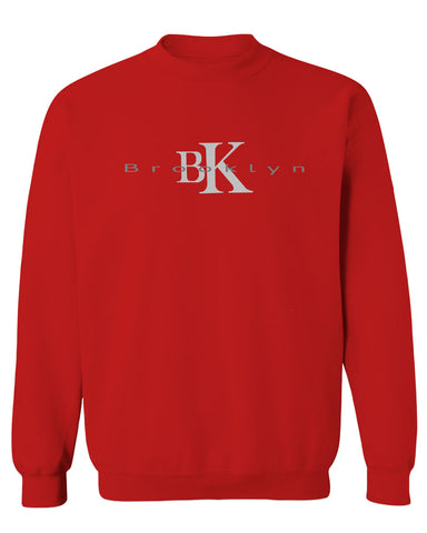 BK Brooklyn Street WEAR NYC New York Cool Fonts men's Crewneck Sweatshirt