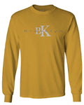 BK Brooklyn Street WEAR NYC New York Cool Fonts mens Long sleeve t shirt