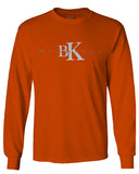 BK Brooklyn Street WEAR NYC New York Cool Fonts mens Long sleeve t shirt