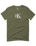 BK Brooklyn Street WEAR NYC New York Cool Fonts For men T Shirt