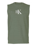 BK Brooklyn Street WEAR NYC New York Cool Fonts men Muscle Tank Top sleeveless t shirt