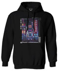Aesthetic Japanese City Vaporwave Art Cyberpunk Retro Street wear Sweatshirt Hoodie