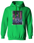 Aesthetic Japanese City Vaporwave Art Cyberpunk Retro Street wear Sweatshirt Hoodie