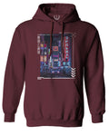 Aesthetic Japanese City Vaporwave Art Cyberpunk Retro Street wear Sweatshirt Hoodie