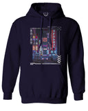 Aesthetic Japanese City Vaporwave Art Cyberpunk Retro Street wear Sweatshirt Hoodie