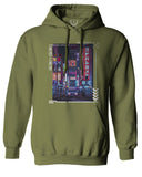 Aesthetic Japanese City Vaporwave Art Cyberpunk Retro Street wear Sweatshirt Hoodie