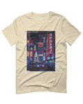 Aesthetic Japanese City Vaporwave Art Cyberpunk Retro Street wear For men T Shirt