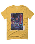 Aesthetic Japanese City Vaporwave Art Cyberpunk Retro Street wear For men T Shirt