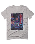 Aesthetic Japanese City Vaporwave Art Cyberpunk Retro Street wear For men T Shirt