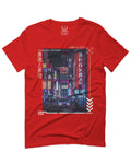 Aesthetic Japanese City Vaporwave Art Cyberpunk Retro Street wear For men T Shirt