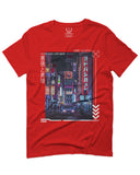 Aesthetic Japanese City Vaporwave Art Cyberpunk Retro Street wear For men T Shirt