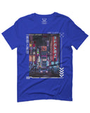 Aesthetic Japanese City Vaporwave Art Cyberpunk Retro Street wear For men T Shirt