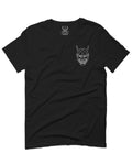 White Demon Hannya Graphic Traditional Japanese Till Death Vibes Anime For men T Shirt