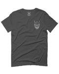 White Demon Hannya Graphic Traditional Japanese Till Death Vibes Anime For men T Shirt