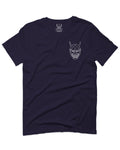 White Demon Hannya Graphic Traditional Japanese Till Death Vibes Anime For men T Shirt