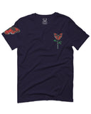 Graphic Cool Till Death Flower Skull Primitives Butterfly Vibes Floral For men T Shirt