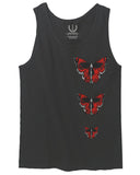 Graphic Cool Till Death Flower Skull Primitives Butterfly Vibes Floral men's Tank Top