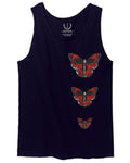Graphic Cool Till Death Flower Skull Primitives Butterfly Vibes Floral men's Tank Top