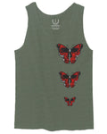 Graphic Cool Till Death Flower Skull Primitives Butterfly Vibes Floral men's Tank Top