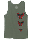 Graphic Cool Till Death Flower Skull Primitives Butterfly Vibes Floral men's Tank Top