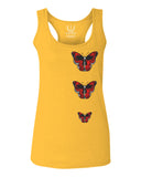 Graphic Cool Till Death Flower Skull Primitives Butterfly Vibes Floral  women's Tank Top sleeveless Racerback