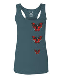Graphic Cool Till Death Flower Skull Primitives Butterfly Vibes Floral  women's Tank Top sleeveless Racerback