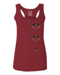 Graphic Cool Till Death Flower Skull Primitives Butterfly Vibes Floral  women's Tank Top sleeveless Racerback