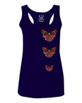 Graphic Cool Till Death Flower Skull Primitives Butterfly Vibes Floral  women's Tank Top sleeveless Racerback