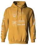 Demon Graphic Traditional Japanese Puma Scorpion Butterfly Tattoo Sweatshirt Hoodie