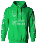 Demon Graphic Traditional Japanese Puma Scorpion Butterfly Tattoo Sweatshirt Hoodie