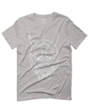 BIG Japanese Art White Demon Hannya Graphic Traditional Till Death Vibes Anime For men T Shirt