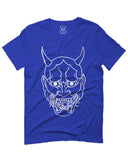 BIG Japanese Art White Demon Hannya Graphic Traditional Till Death Vibes Anime For men T Shirt