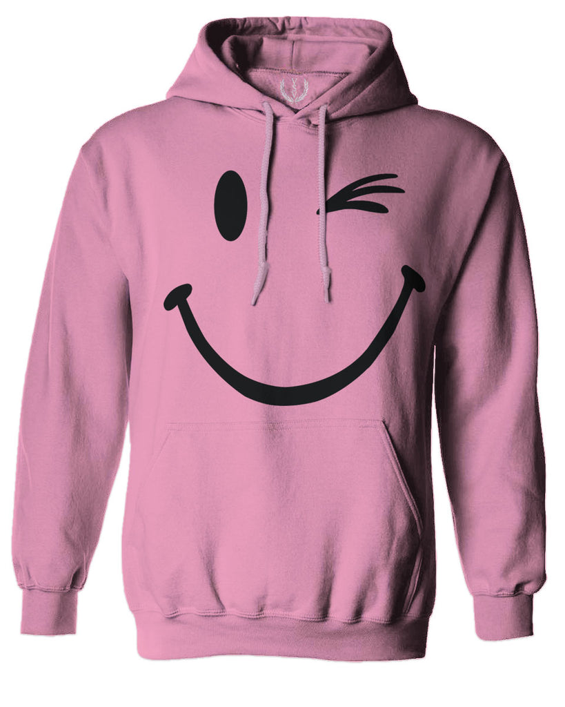 Cute Graphic Happy Funny Blink Smile Smiling face Positive Sweatshirt –  VICES AND VIRTUES