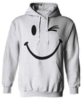 Cute Graphic Happy Funny Blink Smile Smiling face Positive Sweatshirt Hoodie