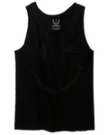 Cute Graphic Happy Funny Blink Smile Smiling face Positive men's Tank Top