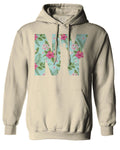 Cool New York Gift Liberty Statue Nyc Floral Beach Summer Vacation Palm Sweatshirt Hoodie