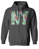 Cool New York Gift Liberty Statue Nyc Floral Beach Summer Vacation Palm Sweatshirt Hoodie