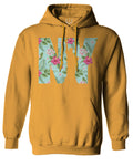 Cool New York Gift Liberty Statue Nyc Floral Beach Summer Vacation Palm Sweatshirt Hoodie