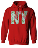 Cool New York Gift Liberty Statue Nyc Floral Beach Summer Vacation Palm Sweatshirt Hoodie